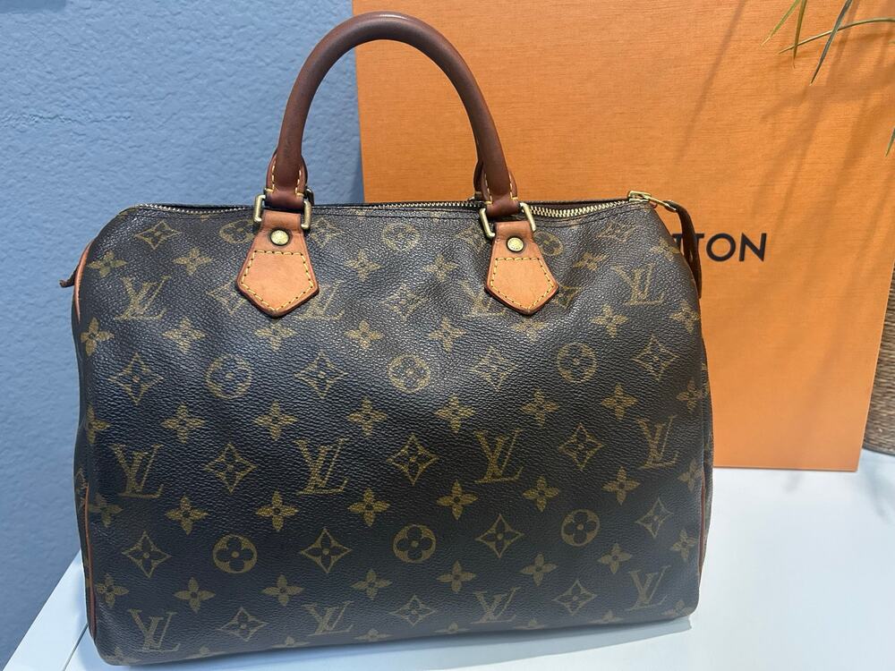 Vintage Louis Vuitton Monogram Speedy 30 Boston Handbag TH1012 (Nov. 2002)